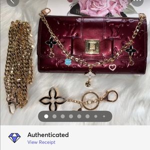 ❌SOLD❌Louis Vuitton Portefeuille Sarah Bordeaux Vernis Wallet